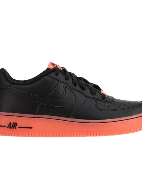 Nike Other - Nike Air Force 1 Low - Black with Coral/Orange Sole